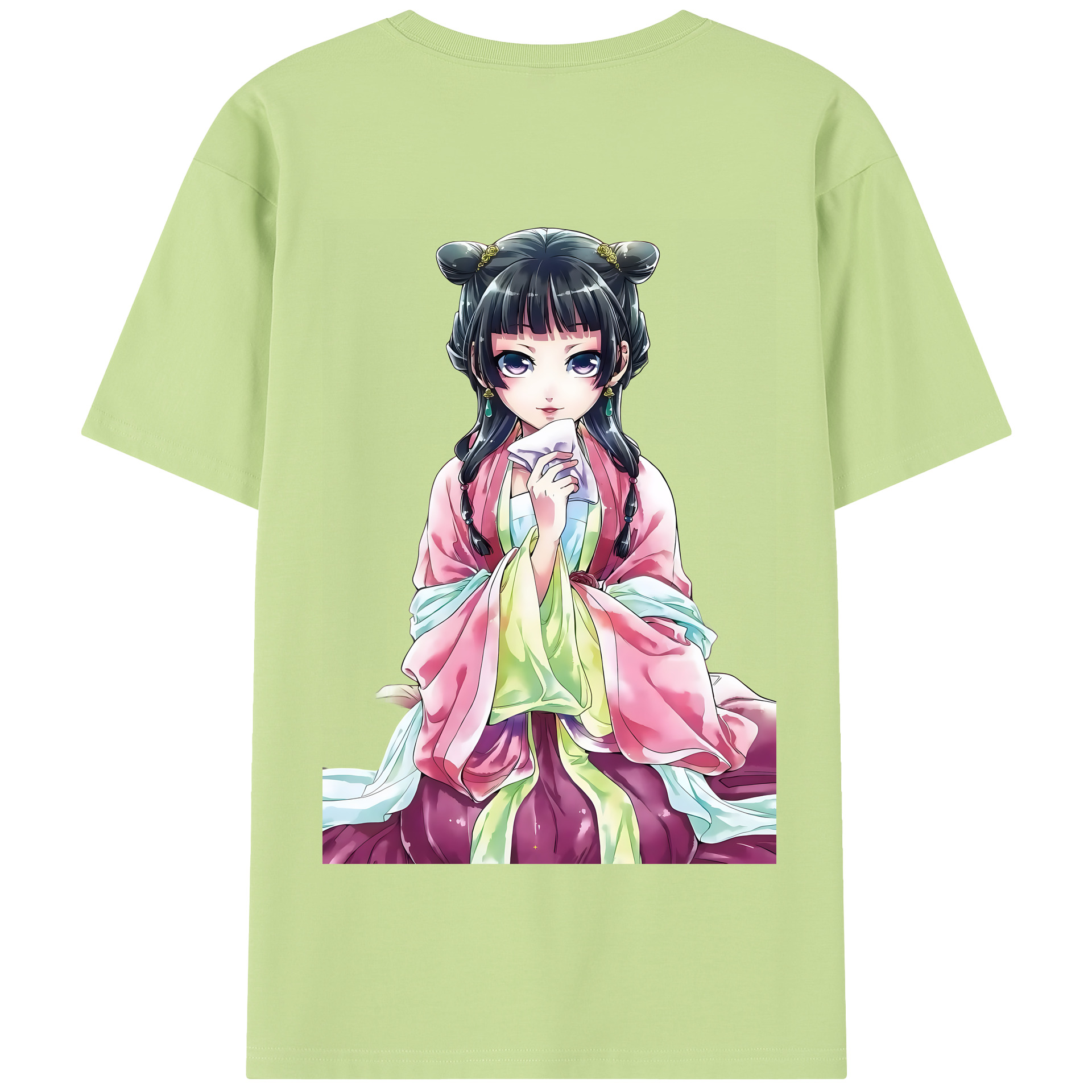 （画像用） 薬屋のひとりごと The Apothecary Diaries 綿100％半袖Tシャツ（背面プリント）